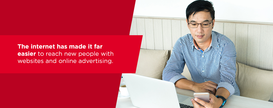 use the internet to get more leads