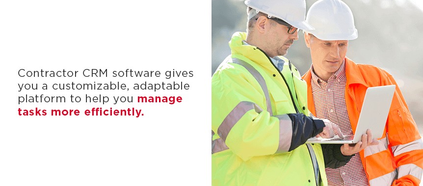 Contractor CRM software leads to managing tasks more efficiently