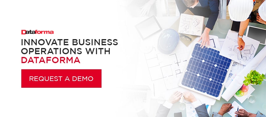 Request a free demo with Dataforma