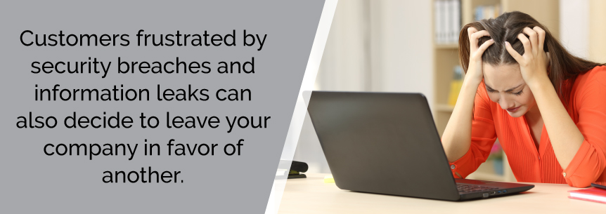 Business lost from security breaches can be catastrophic.