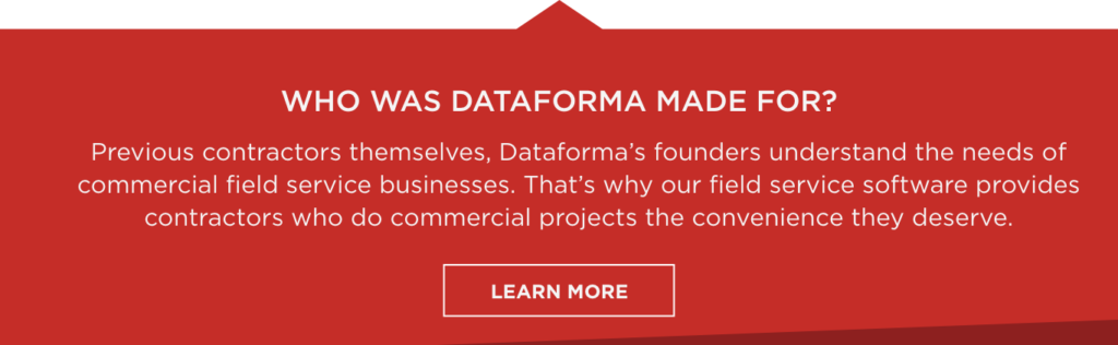 Who was dataforma made for?