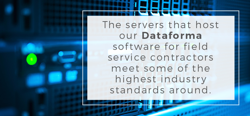 dataforma software for field service contractors meets highest standards