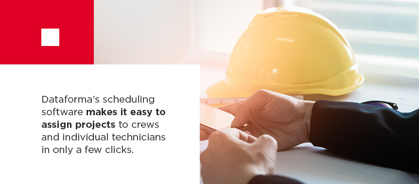 scheduling-software makes it easy to assign projects