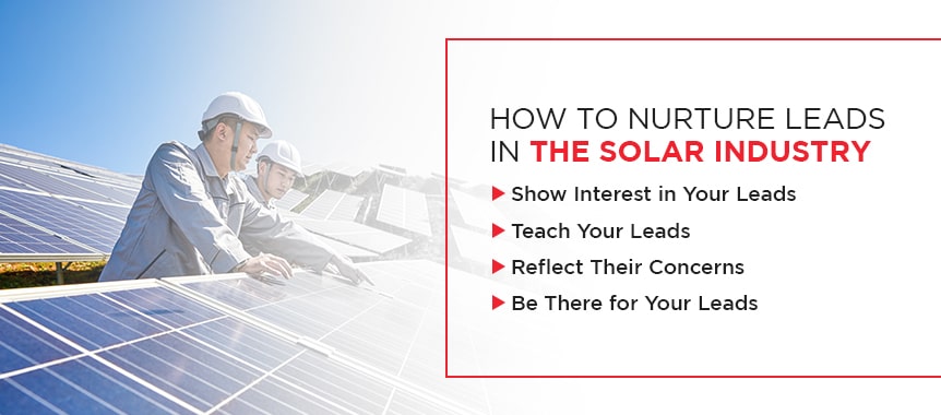 nurture leads in solar industry